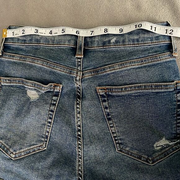 TopShop Motto Jamie Embroidered Skinny Denim Jeans - Picture 5 of 7